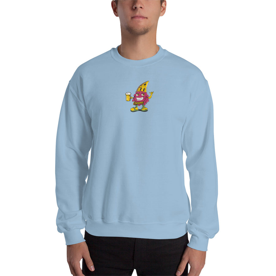 Ice Cream Embroidered Crewneck Sweatshirt