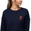 Crown Crop Crewneck Sweatshirt